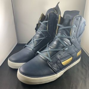 Supra Skytop II Blue and Gold size 10.5